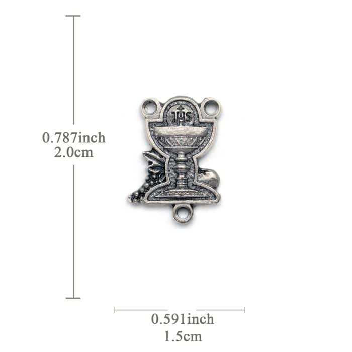 DIY三通-圣爵造形-锌合金-2.0cm Catholic religious art