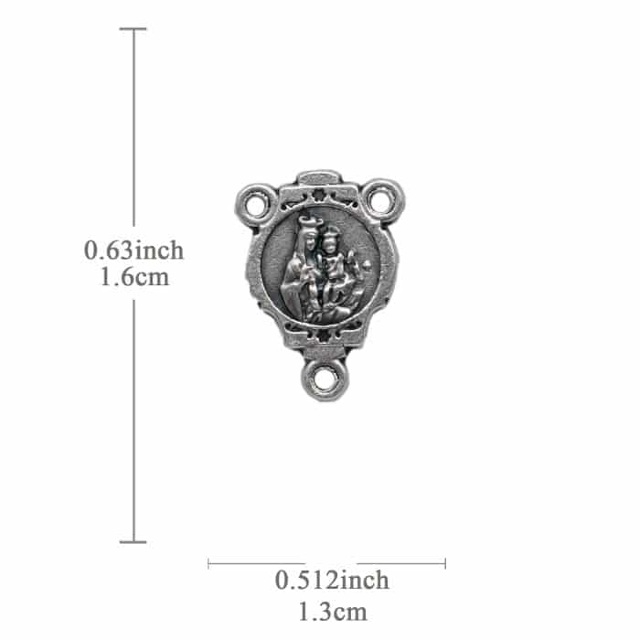 DIY三通-圣衣-椭圆异形设计-锌合金-1.0cm Catholic religious art