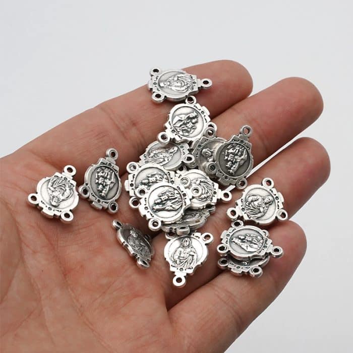 DIY三通-圣衣-椭圆异形设计-锌合金-1.0cm Catholic religious art