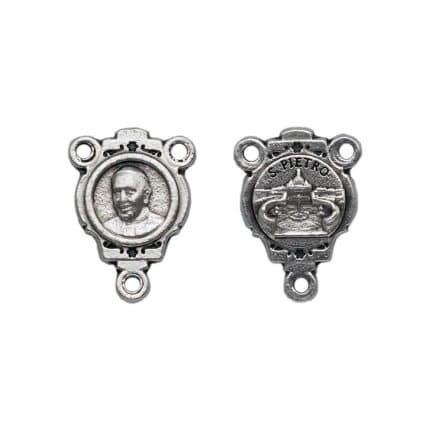 DIY三通-方济各+伯多禄广场-椭圆异形设计-锌合金-1.0cm