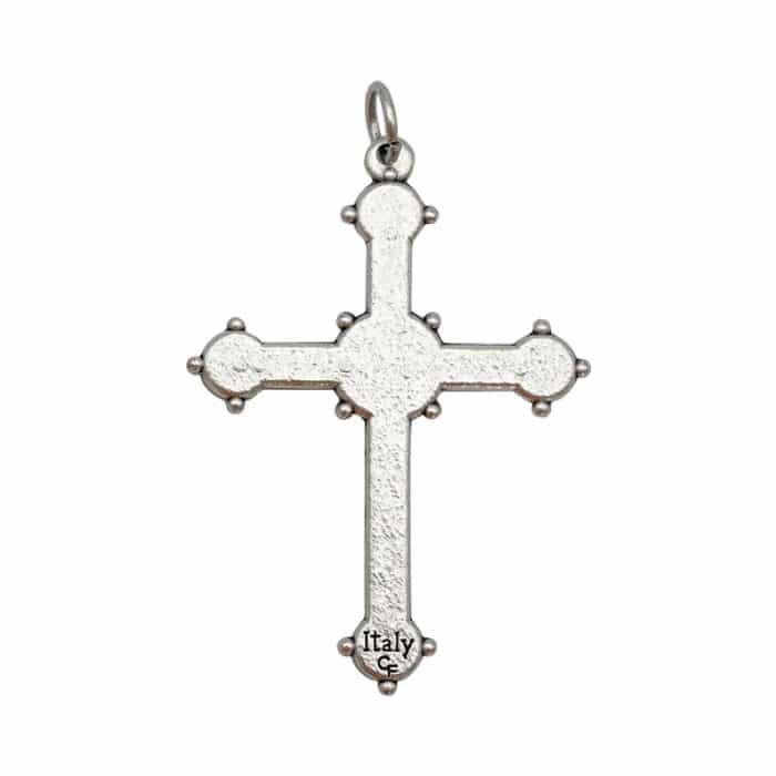 DIY十字架-加冕-锌合金-4cm Catholic religious art