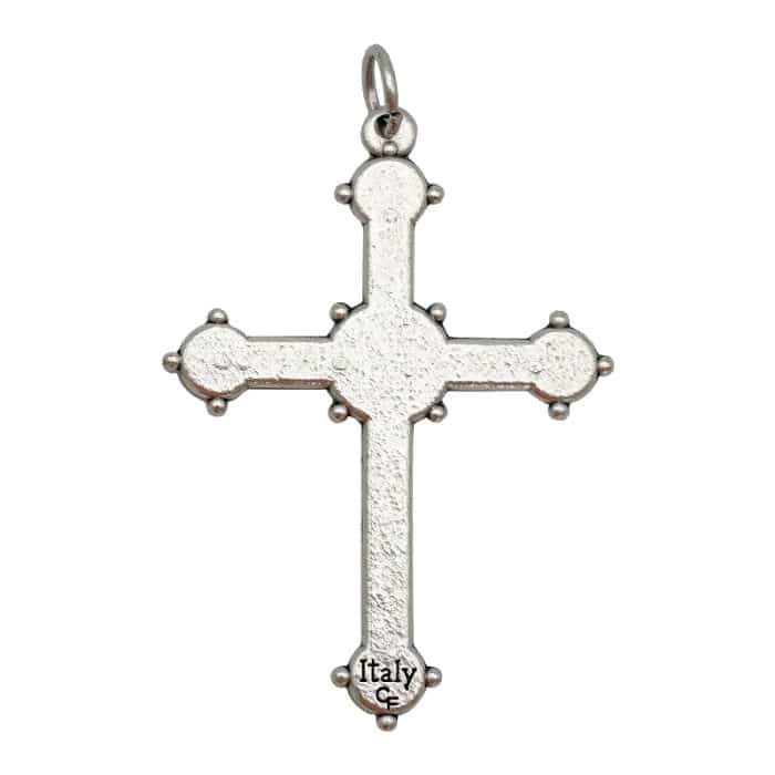 DIY十字架-加冕-锌合金-5cm Catholic religious art