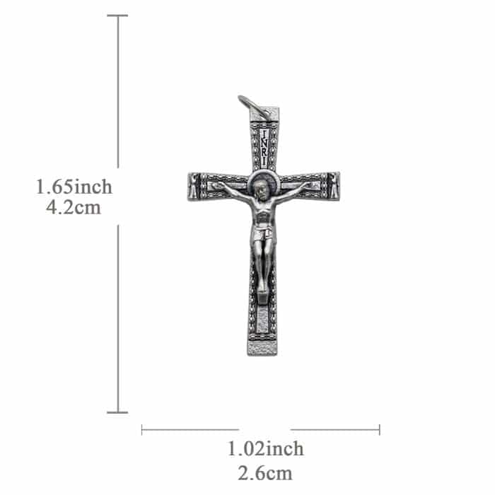 DIY十字架-锌合金-4.2cm Catholic religious art