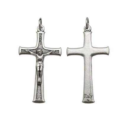 DIY十字架-沙面背景-锌合金-4cm