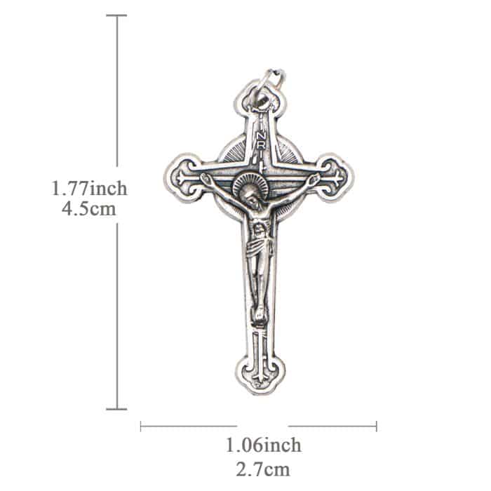 DIY十字架-锌合金-4.6x2.8cm Catholic religious art