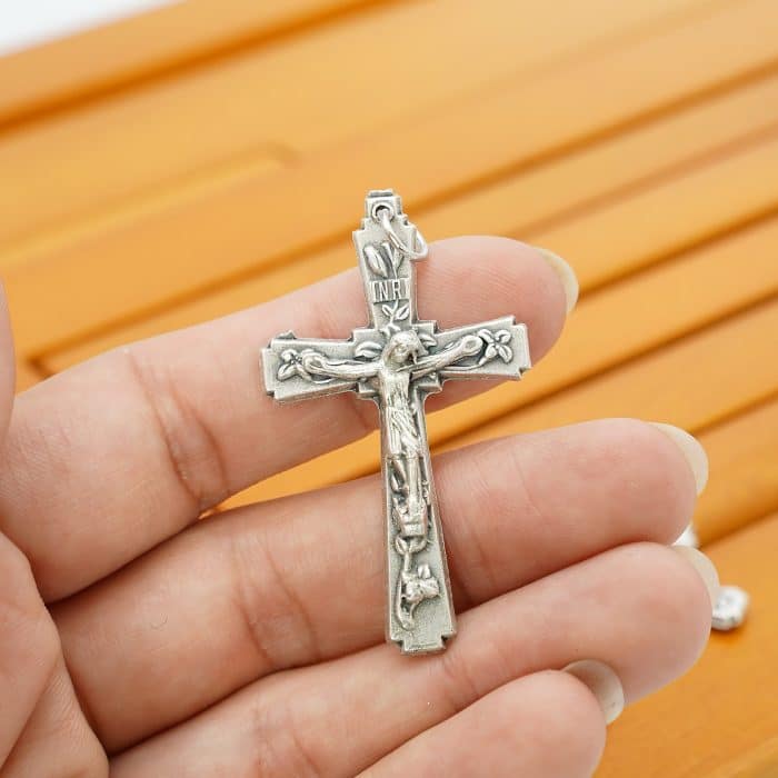 DIY十字架-锌合金-4.5x2.6cm Catholic religious art