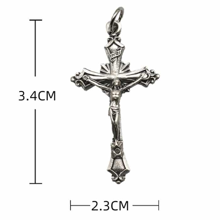 DIY十字架-锌合金-3.9x2cm Catholic religious art