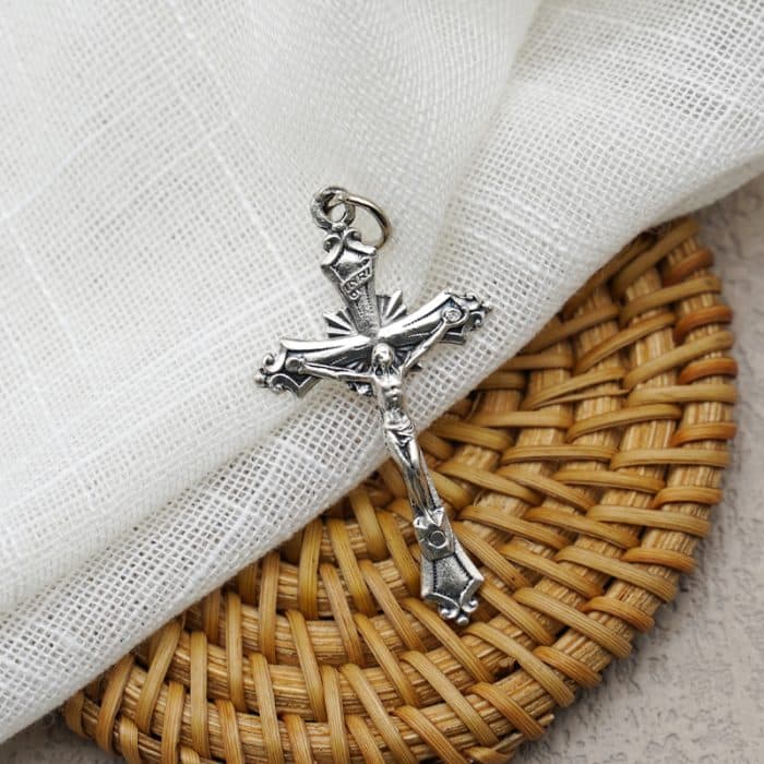 DIY十字架-锌合金-3.9x2cm Catholic religious art