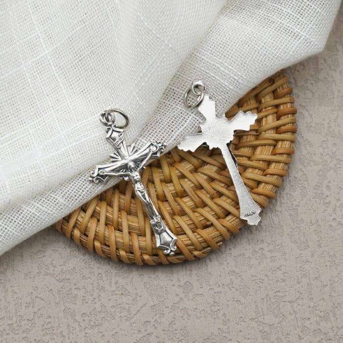 DIY十字架-锌合金-3.9x2cm Catholic religious art