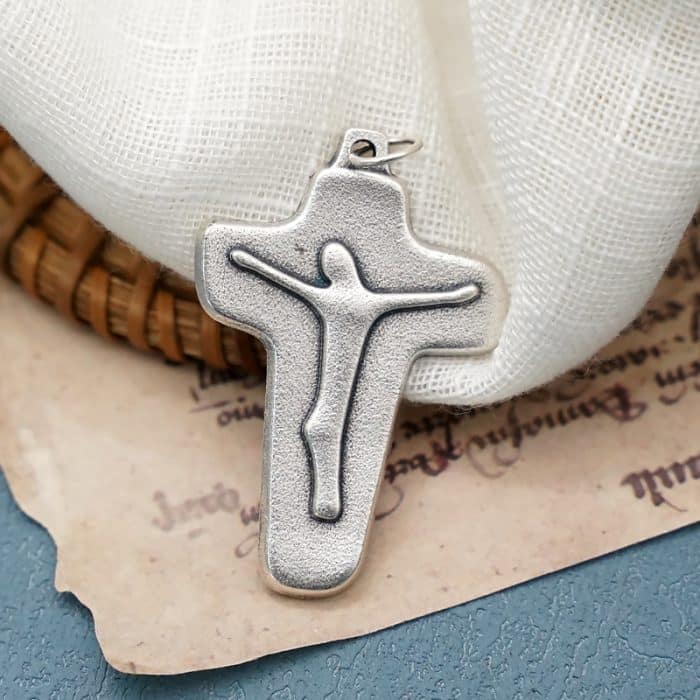 DIY十字架-风格化-锌合金-4x2.6cm Catholic religious art