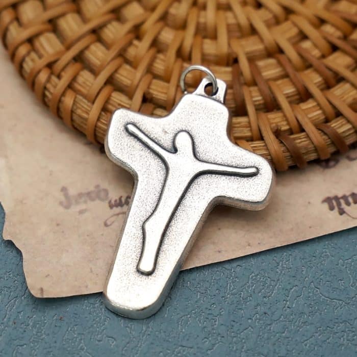 DIY十字架-风格化-锌合金-4x2.6cm Catholic religious art