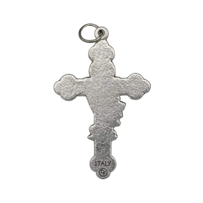 DIY十字架-圣体圣事+锌合金蓝珐琅-3.8x2.6cm Catholic religious art