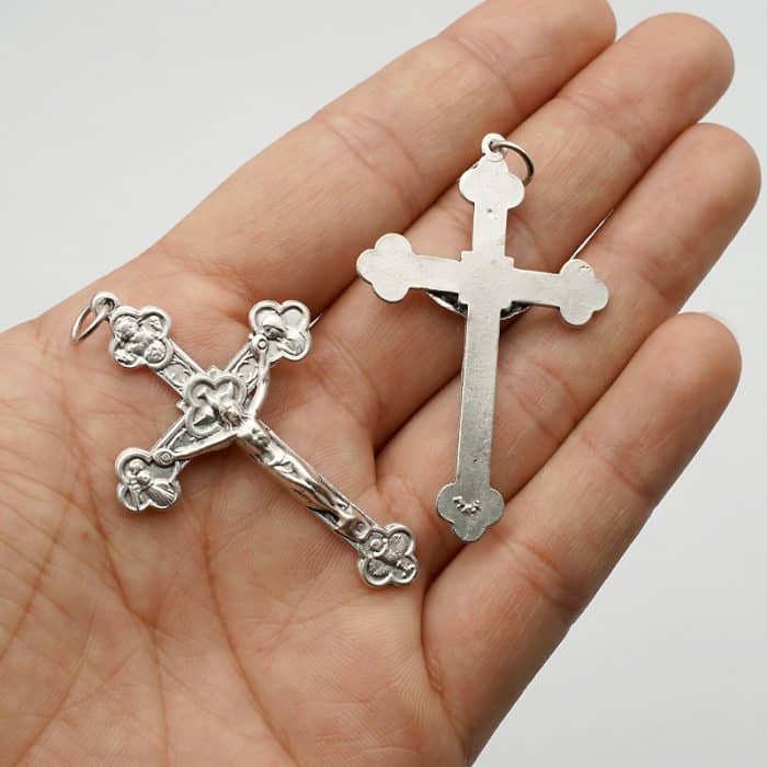 DIY十字架-锌合金-4cm Catholic religious art