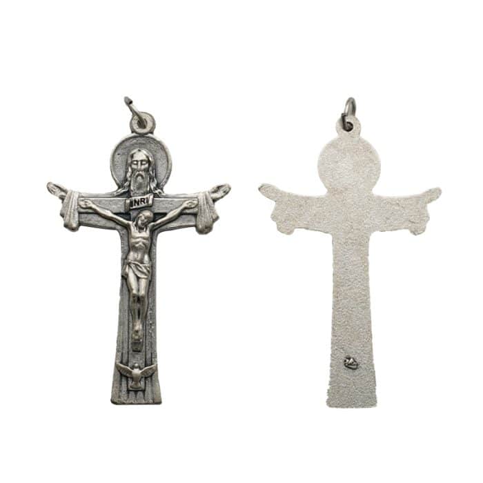 DIY十字架-圣三-锌合金-5.5cm Catholic religious art