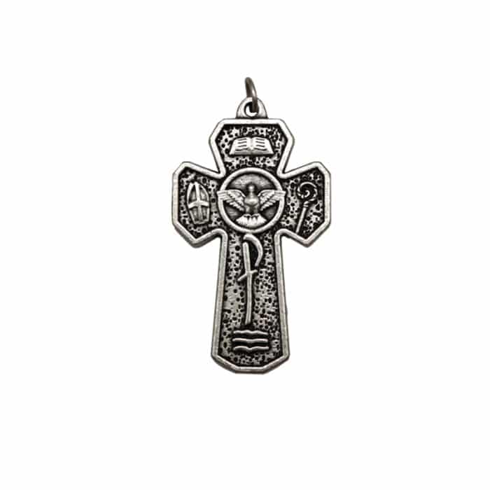 DIY十字架-圣神-锌合金-4.5x2.8cm Catholic religious art