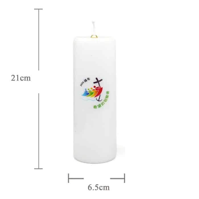 手工白玉酥油灯-2025禧年-直径6.5高21cm Catholic religious art