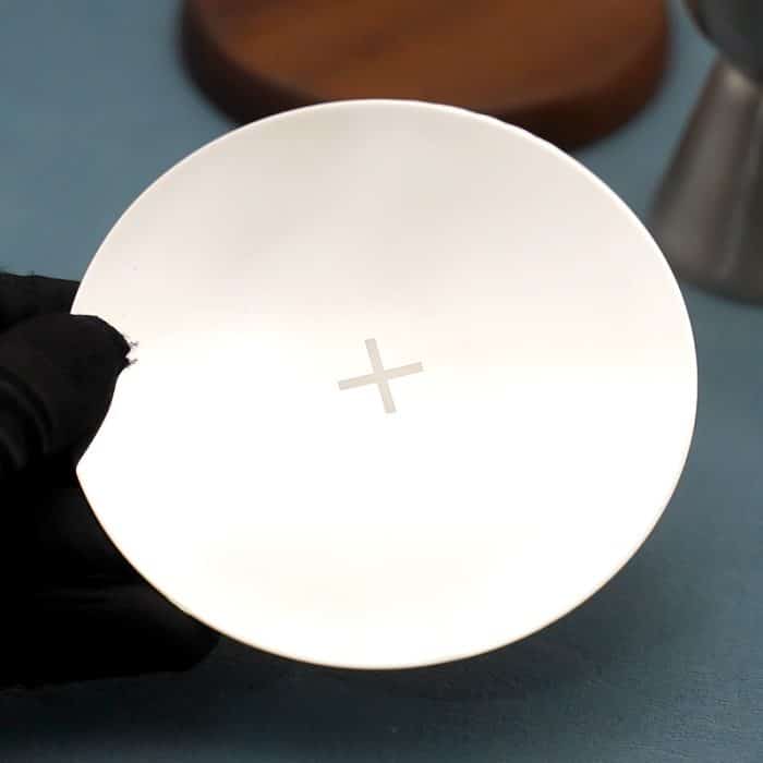 【现货】银色圣爵杯带圣盘不锈钢材质 高11.5厘米 Catholic religious art