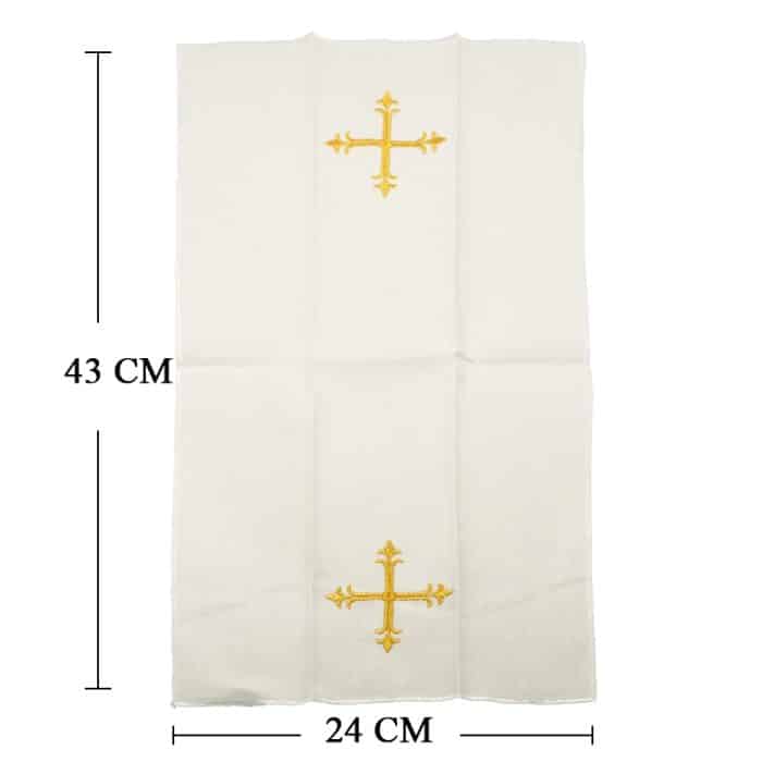 祭台用九折布套装 - 三位一体与十字架符号 Catholic religious art