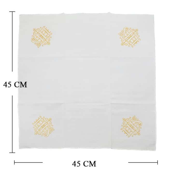 祭台用九折布套装 - IHS符号 Catholic religious art