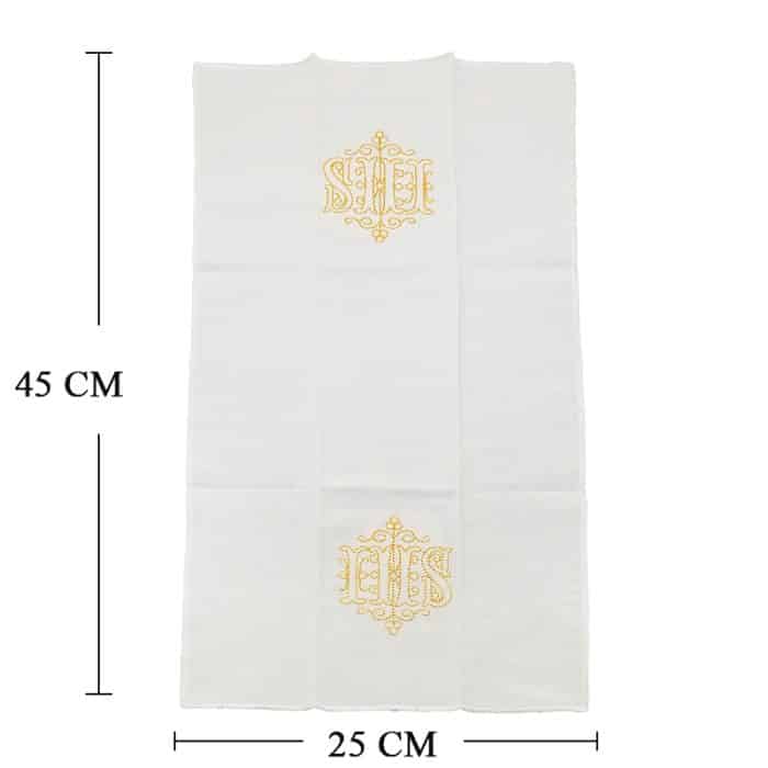 祭台用九折布套装 - IHS符号 Catholic religious art