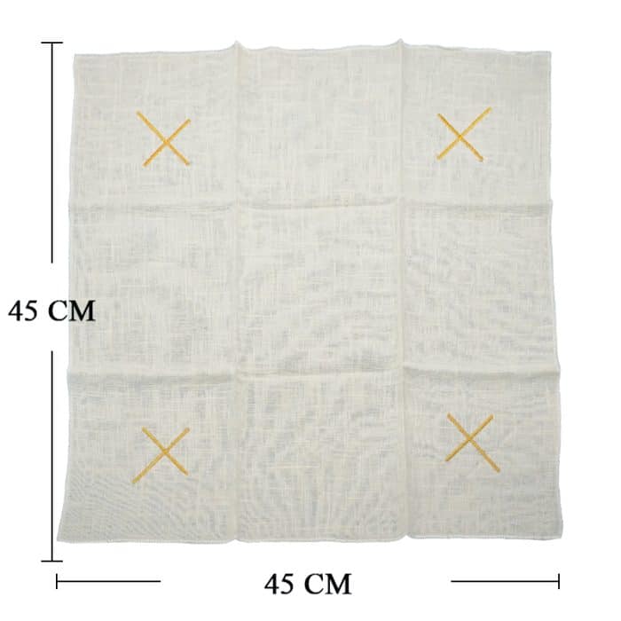 祭台用九折布套装 - 十字架符号 Catholic religious art