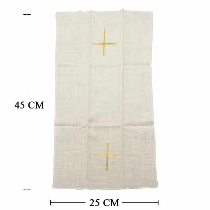 祭台用九折布套装 - 十字架符号 Catholic religious art