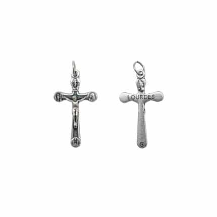 DIY十字架-露德圣母-锌合金-3x1.9cm
