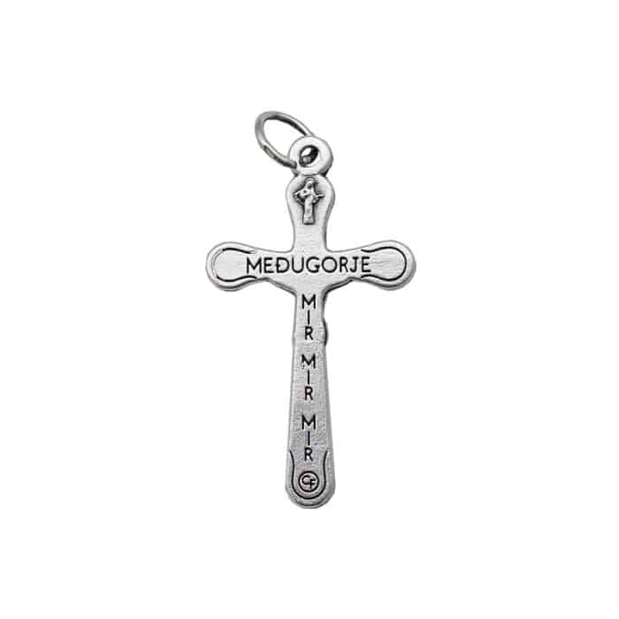 DIY十字架-法蒂玛圣母-锌合金-2.9x1.9cm Catholic religious art