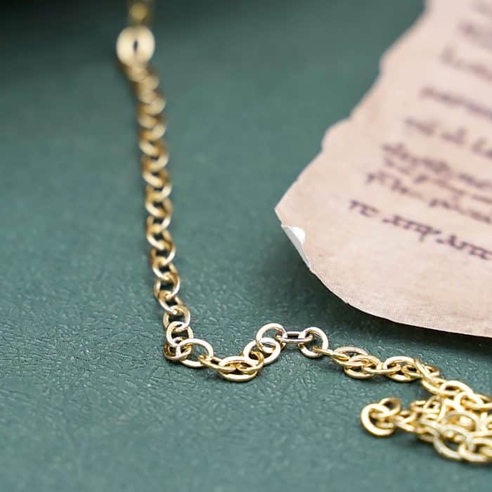 金色O字链 铜金色 3x4.2mm Catholic religious art