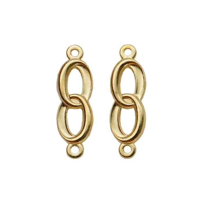 DIY双通-婚约-锌合金-金色-1.8cm Catholic religious art