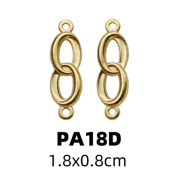 DIY双通-婚约-锌合金-金色-1.8cm Catholic religious art