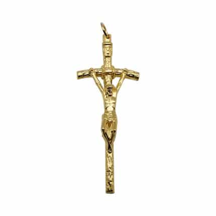DIY十字架-权杖-锌合金-全部金色-5.8cm