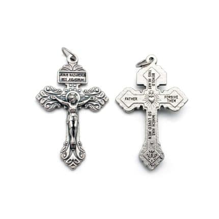 DIY十字架-宽恕-锌合金-3.9cm