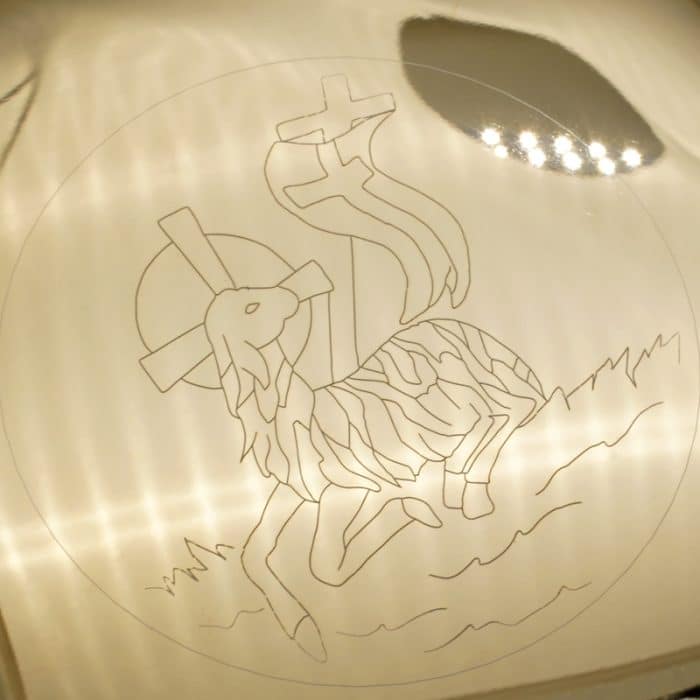 【现货】圣体盘-羔羊14cm Catholic religious art