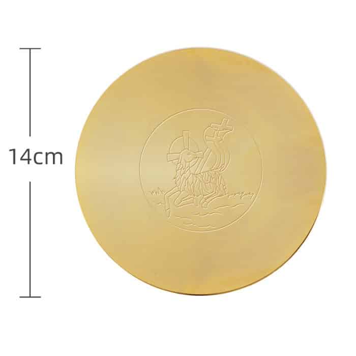 【现货】圣体盘-羔羊14cm Catholic religious art