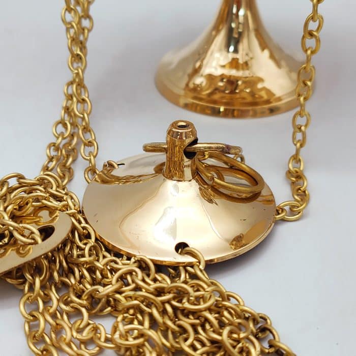 【现货】带十字架的提炉 高15厘米 Catholic religious art