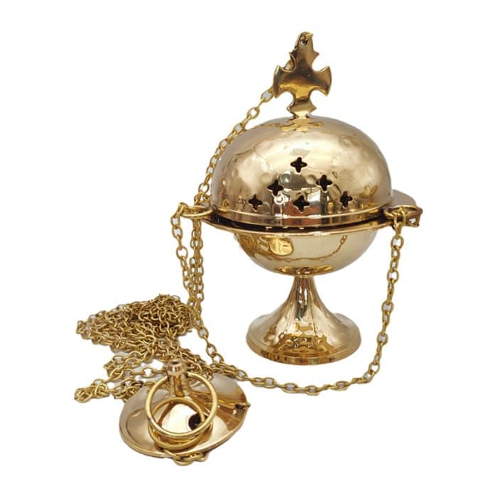 【现货】带十字架的提炉 高15厘米 Catholic religious art