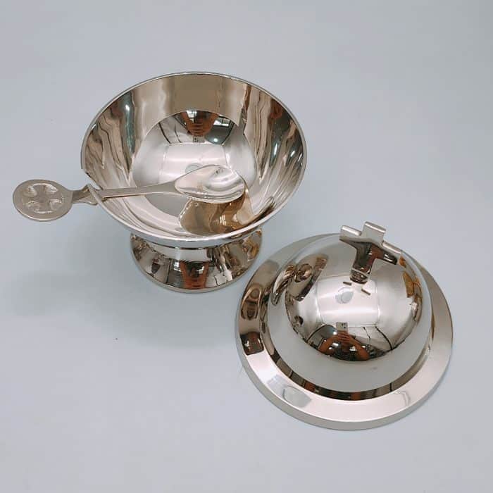 【现货】带勺香船 13厘米 银色 Catholic religious art