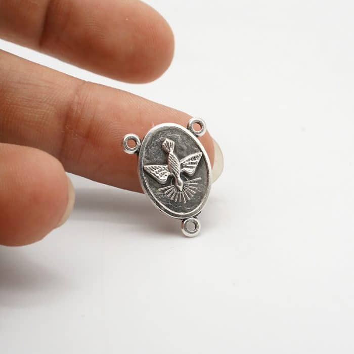 DIY三通-圣神+圣家三口-锌合金-1.5cm Catholic religious art