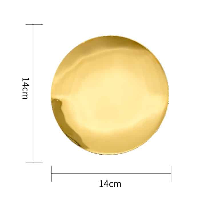 【现货】圣盘 Ø 14 cm 黄铜金色 Catholic religious art