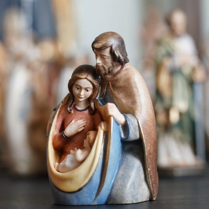 【现货】木雕现货 圣家8/9.5厘米 Catholic religious art