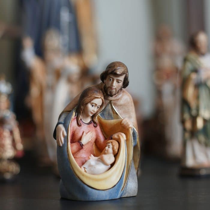 【现货】木雕现货 圣家8/9.5厘米 Catholic religious art