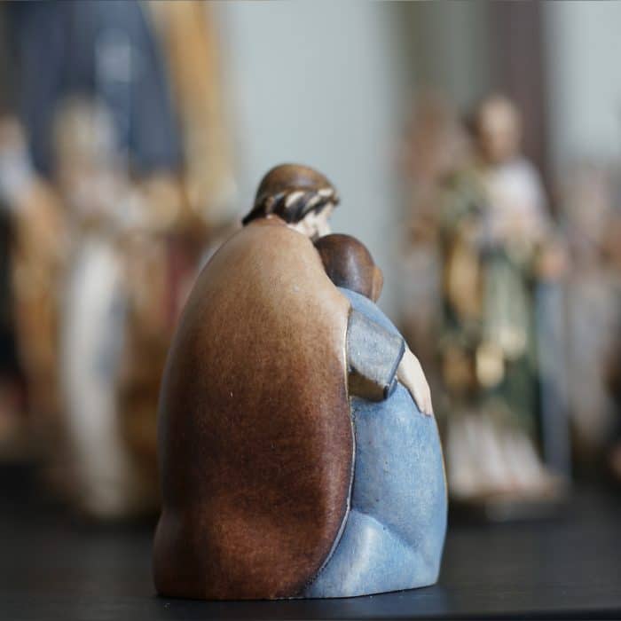 【现货】木雕现货 圣家8/9.5厘米 Catholic religious art