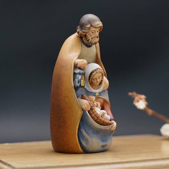 【现货】木雕 圣家木雕人物居家摆件欧式雕像_圣家 9/12 厘米 Catholic religious art