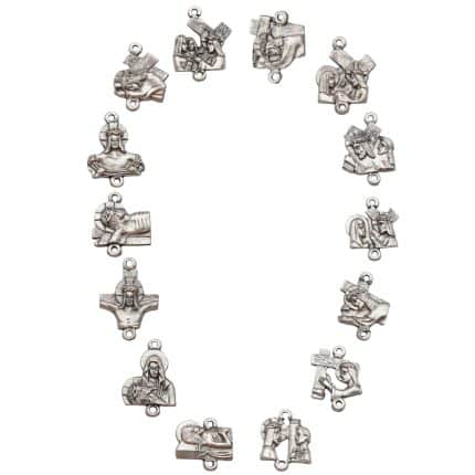 DIY套装-苦路（14个）-锌合金-2cm