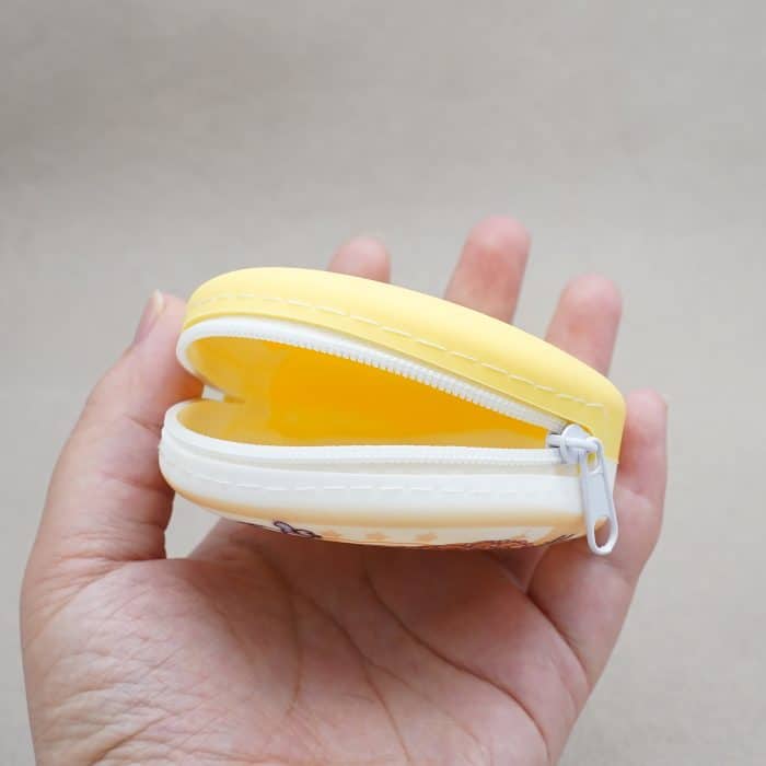 2025禧年-黄色橡胶圆形念珠包挂件8cm Catholic religious art