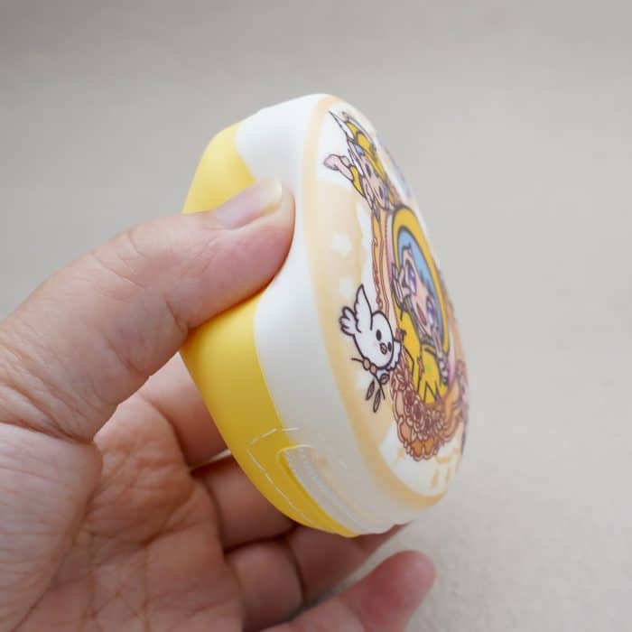 2025禧年-黄色橡胶圆形念珠包挂件8cm Catholic religious art