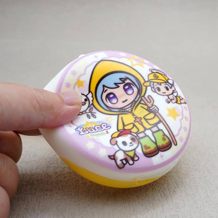 2025禧年-紫色橡胶圆形念珠包挂件8cm Catholic religious art