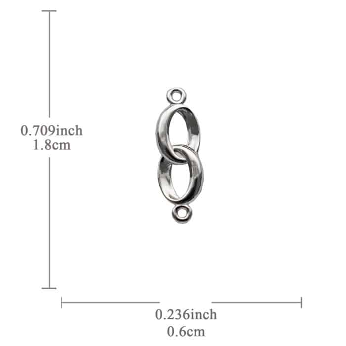 DIY双通-婚约-925银-1.8cm Catholic religious art