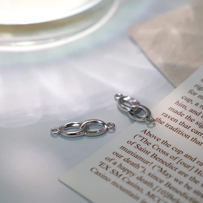 DIY双通-婚约-925银-1.8cm Catholic religious art